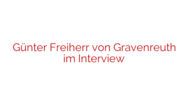 Günter Freiherr von Gravenreuth im Interview